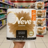 Neve Papel Higiênico Supreme Folha Tripla, 20m, Leve 24 Pague