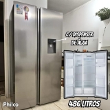 Refrigerador/Geladeira 486L Side By Side Philco PRF504ID