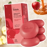 Sabonete em Barra Puro Vegetal Tododia Maçã Caramelada e Baunilha 5 un de 90 g