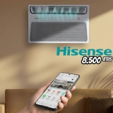 Ar Condicionado Janela Eletrônico Hisense com Wi-Fi 8.500 BTUs