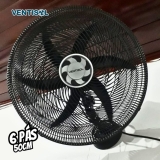 Ventisol Ventilador Osc Parede monta facil 50cm 6p preto 220v