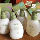 Kit Mamãe e Bebê Shampoo, Condicionador e Sabonete Líquido