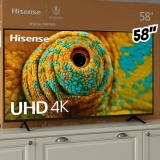 Hisense Smart TV UHD 4K DLED 58″ Polegadas