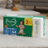 Personal Fralda Baby Total Protect Pants Grande, 44 Unidades